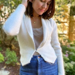 Vintage Angora Cardigan